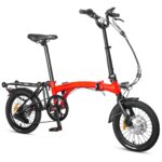 Icon E-Micro Folding E-Bike 16" - Red