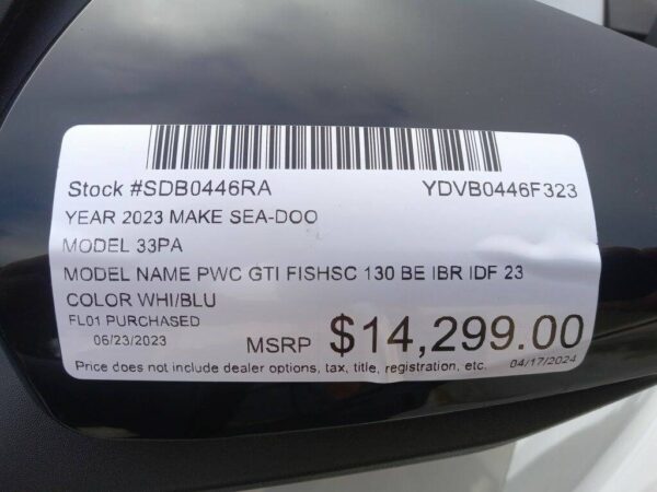 2023 Sea-Doo Fish Pro Scout 130 For Sale