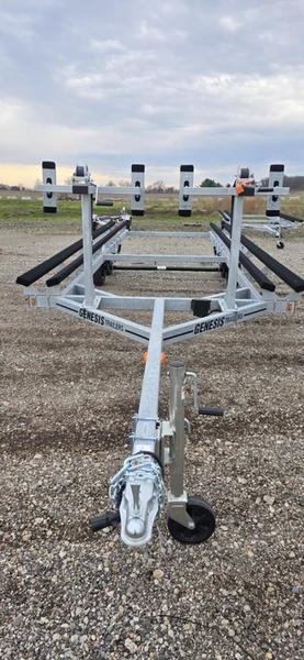 2025 Genesis Trailers 22Ft Bunk Style Pontoon Trailer