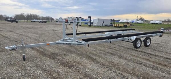 2025 Genesis Trailers 22Ft Bunk Style Pontoon Trailer