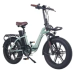 ET Cycle F1000 Folding E-Bike - Green [DISPLAY]