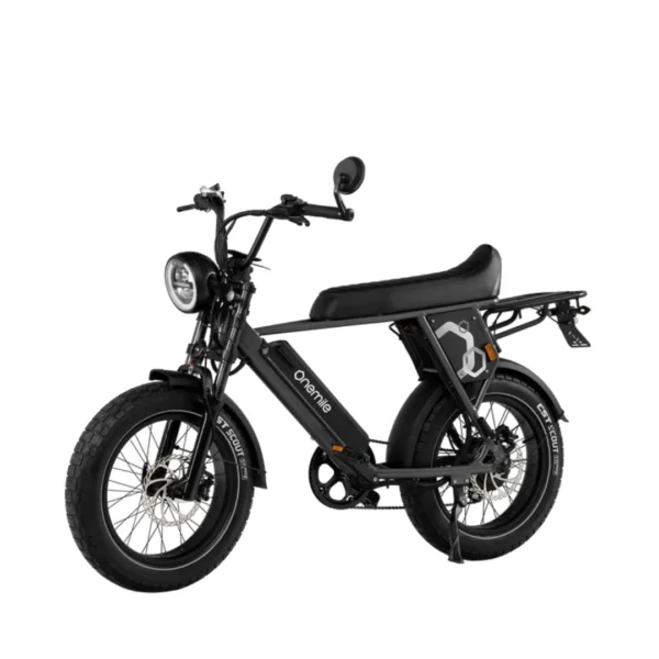 OneMile P40 Pro Scrambler Electric Bike - Black