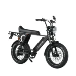 OneMile P40 Pro Scrambler Electric Bike - Black