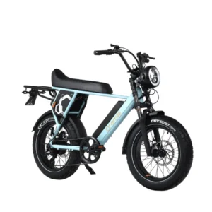 OneMile P40 Pro Scrambler Electric Bike - Icy Grey [DISPLAY]