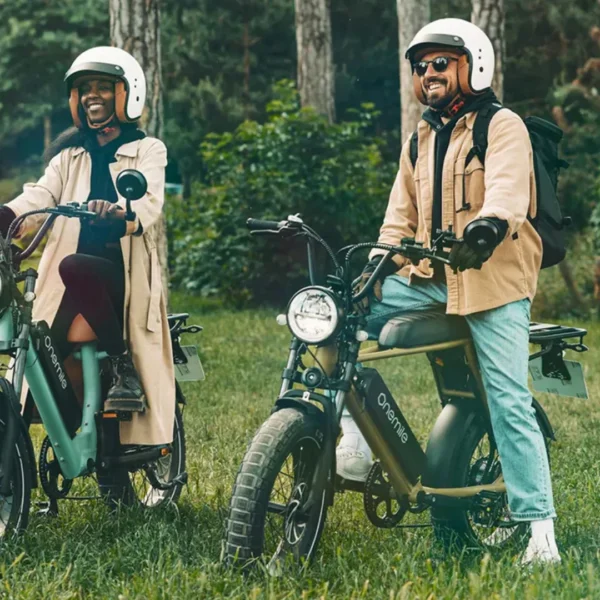 OneMile P40 Pro Scrambler Electric Bike - Forest Green [DISPLAY]