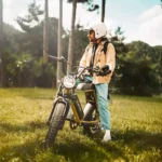 OneMile P40 Pro Scrambler Electric Bike - Orange