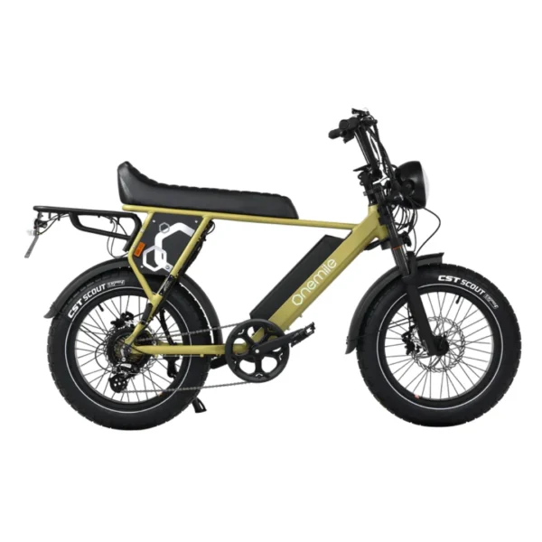 OneMile P40 Pro Scrambler Electric Bike - Forest Green