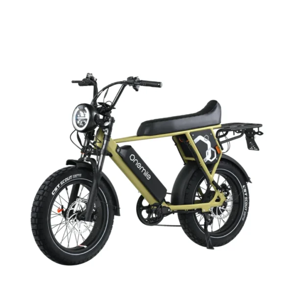 OneMile P40 Pro Scrambler Electric Bike - Forest Green [DISPLAY]