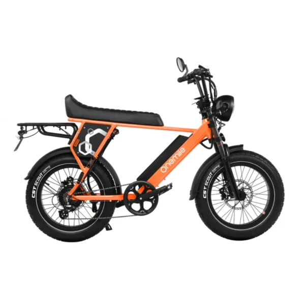 OneMile P40 Pro Scrambler Electric Bike - Orange