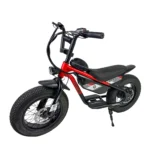 Carbon Charged 2026 Model Kids Electric Bike - Red