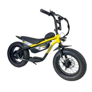 Carbon Charged 2026 Model Kids Electric Bike - Yellow