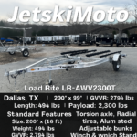Load Rite Aluminum 2 Jet Ski Trailer