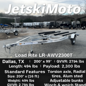 Load Rite Aluminum 2 Jet Ski Trailer