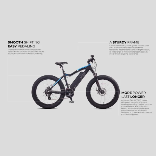 NCM Aspen Fat Tyre eBike